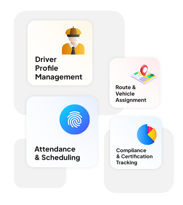 Key Features Of Class On App School Driver Manager System